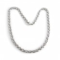 Sterling Silver Coffee Bean Necklace