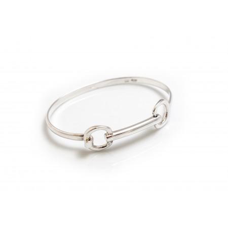 Sterling Silver Build Your Own Cherry Roller Bangle