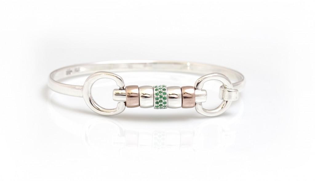Go green with our new CZ Roller Bead!