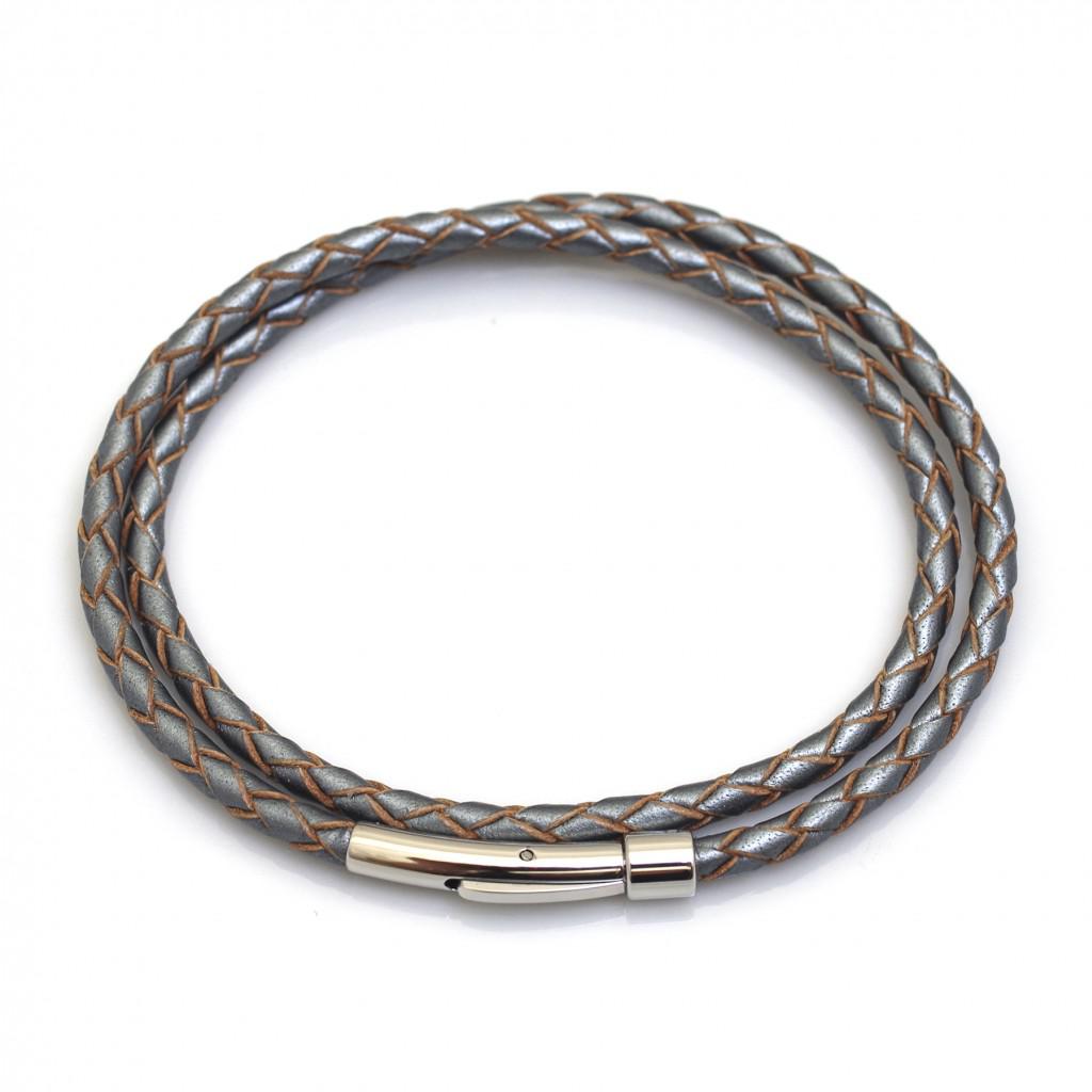 Fox Plait Leather Charm Bracelet now available in even more colours