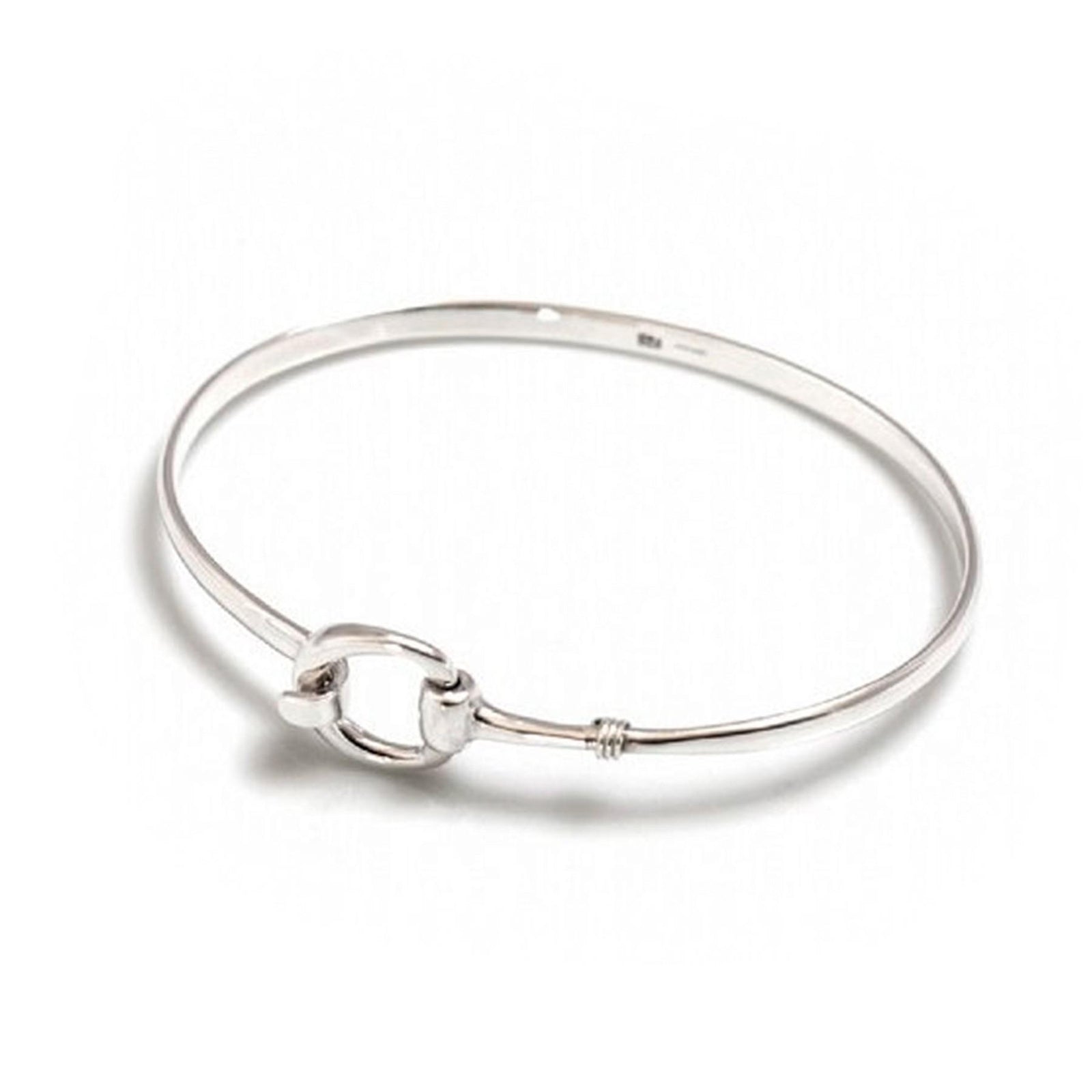 Exclusive Sterling Silver Snaffle Clip Bracelet