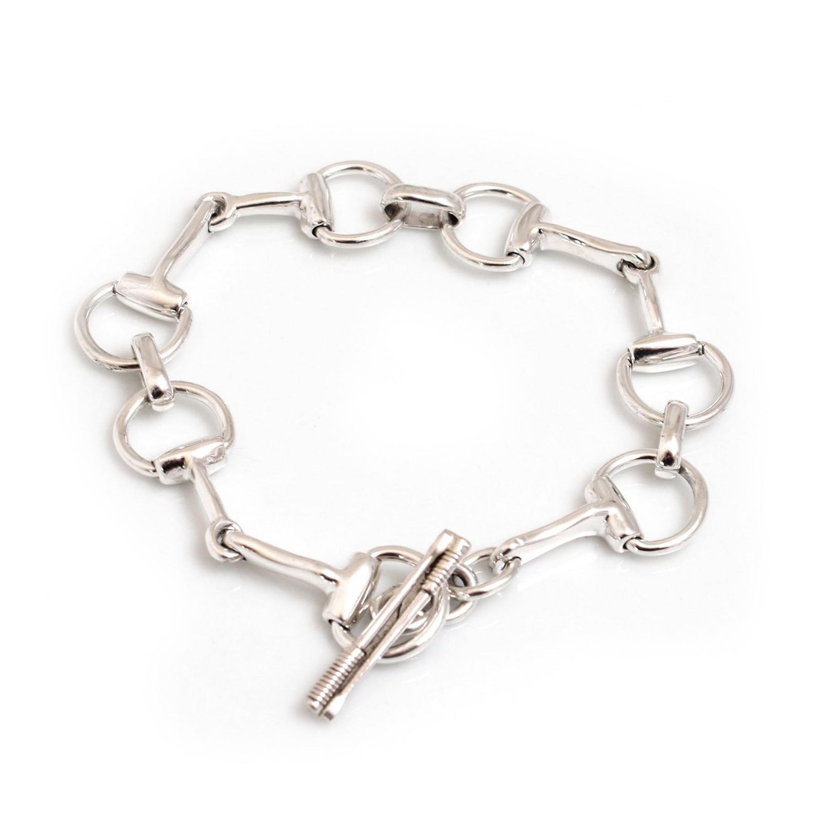 Sterling Silver Snaffle Bracelet