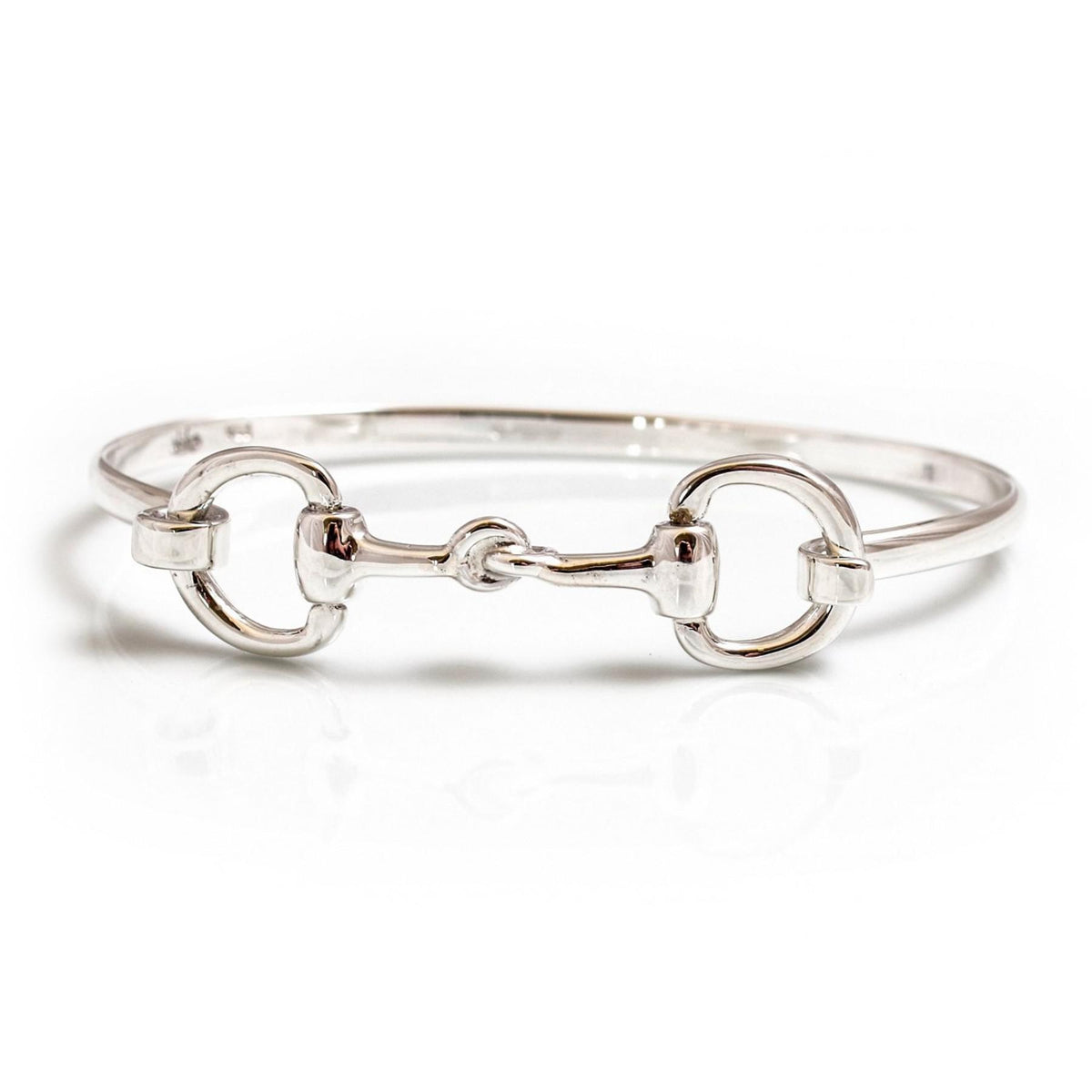 Sterling Silver Double Snaffle Bracelet