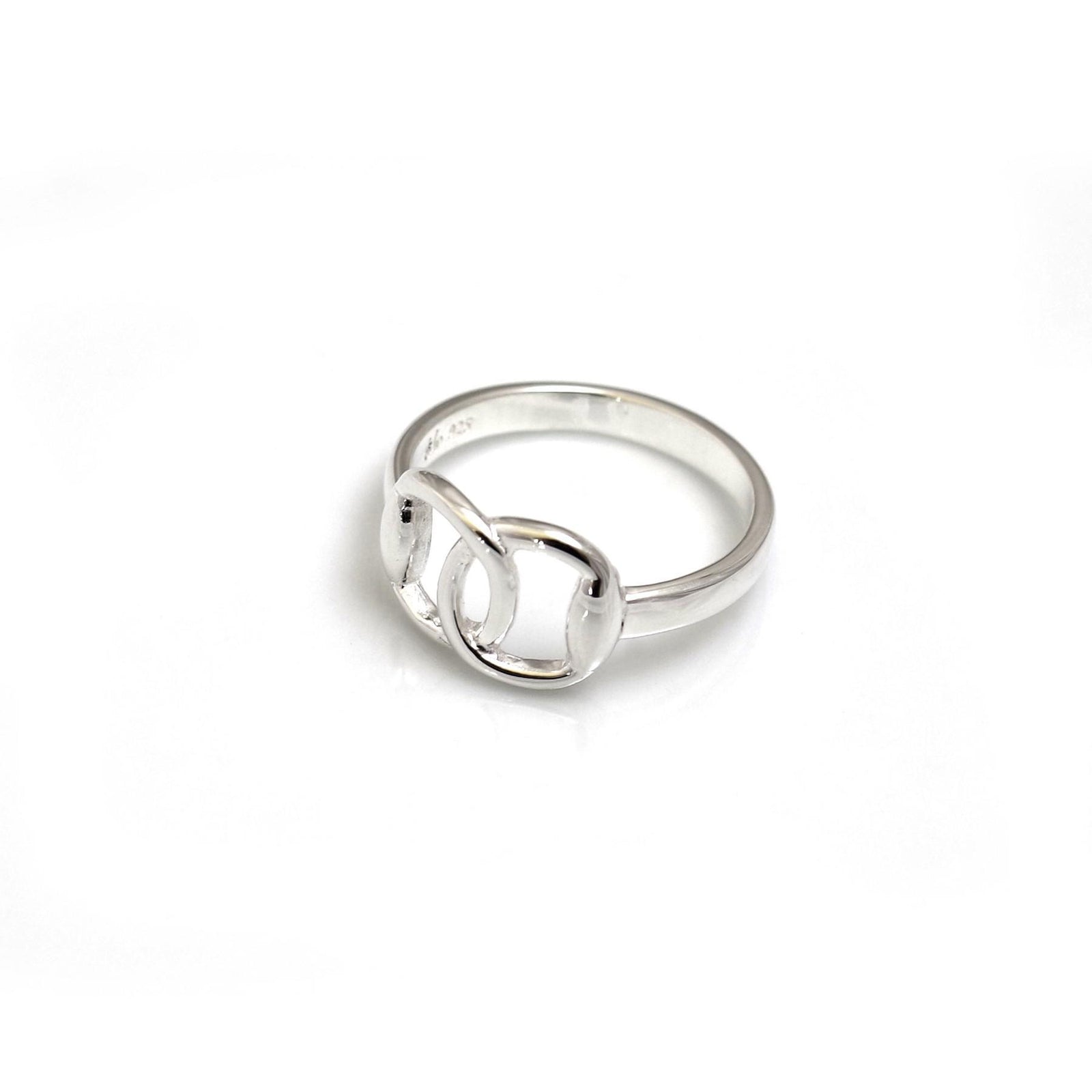 Sterling Silver Snaffle Ring