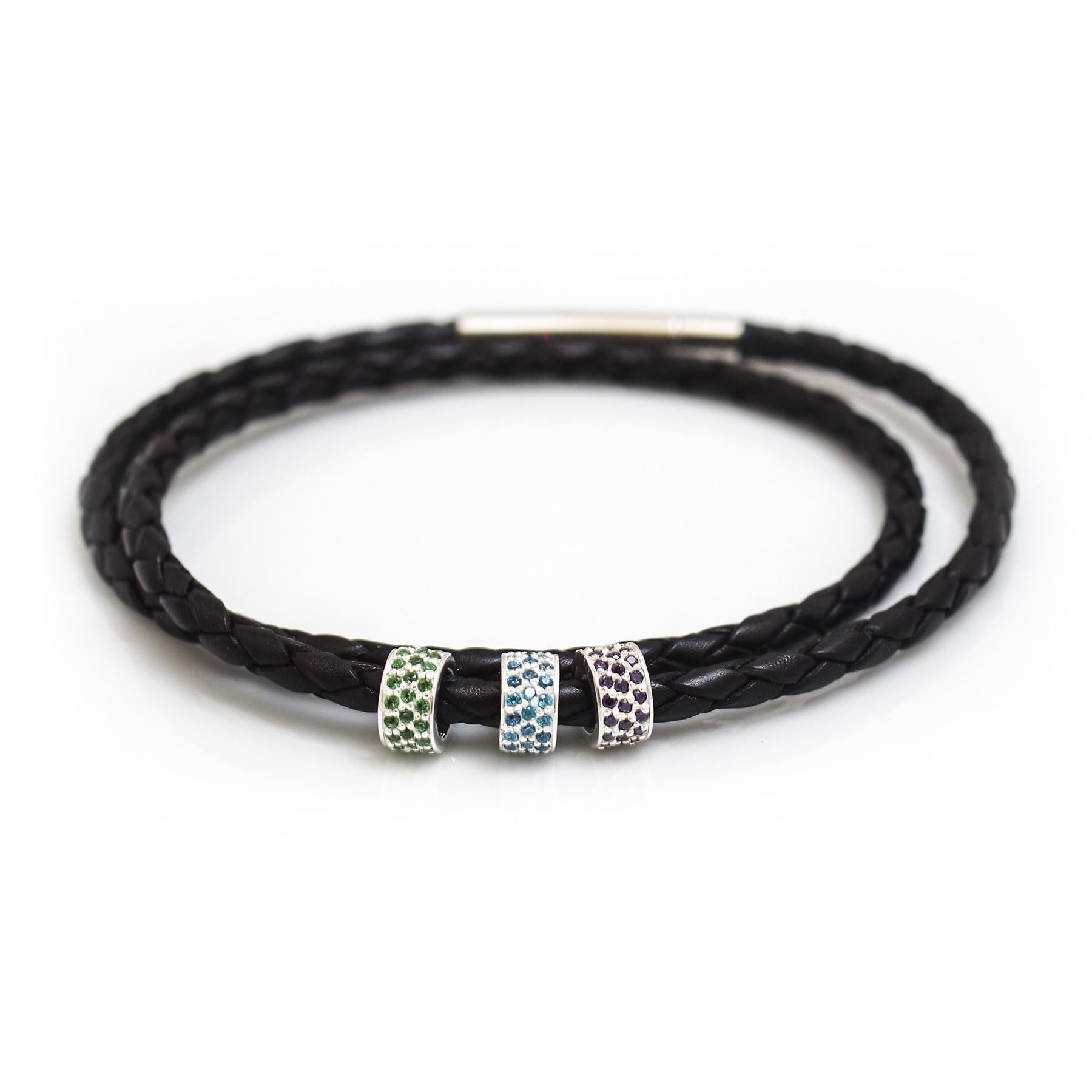 Double Leather Bracelet