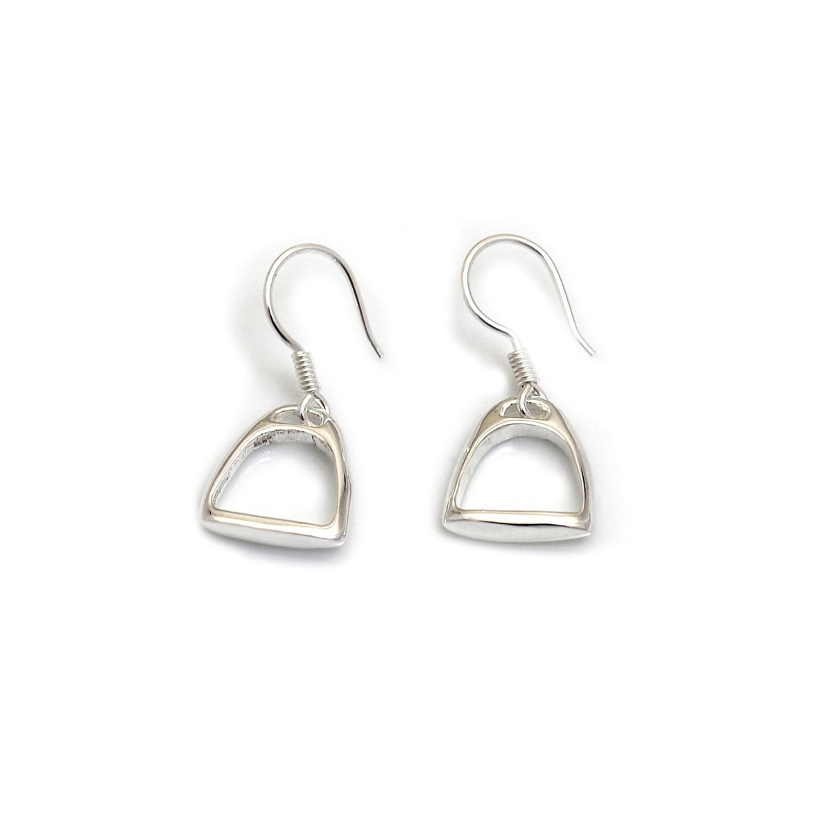 Sterling Silver Stirrup Earrings