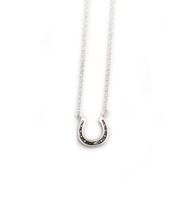 Exclusive Sterling Silver Thelwell Horseshoe Necklace