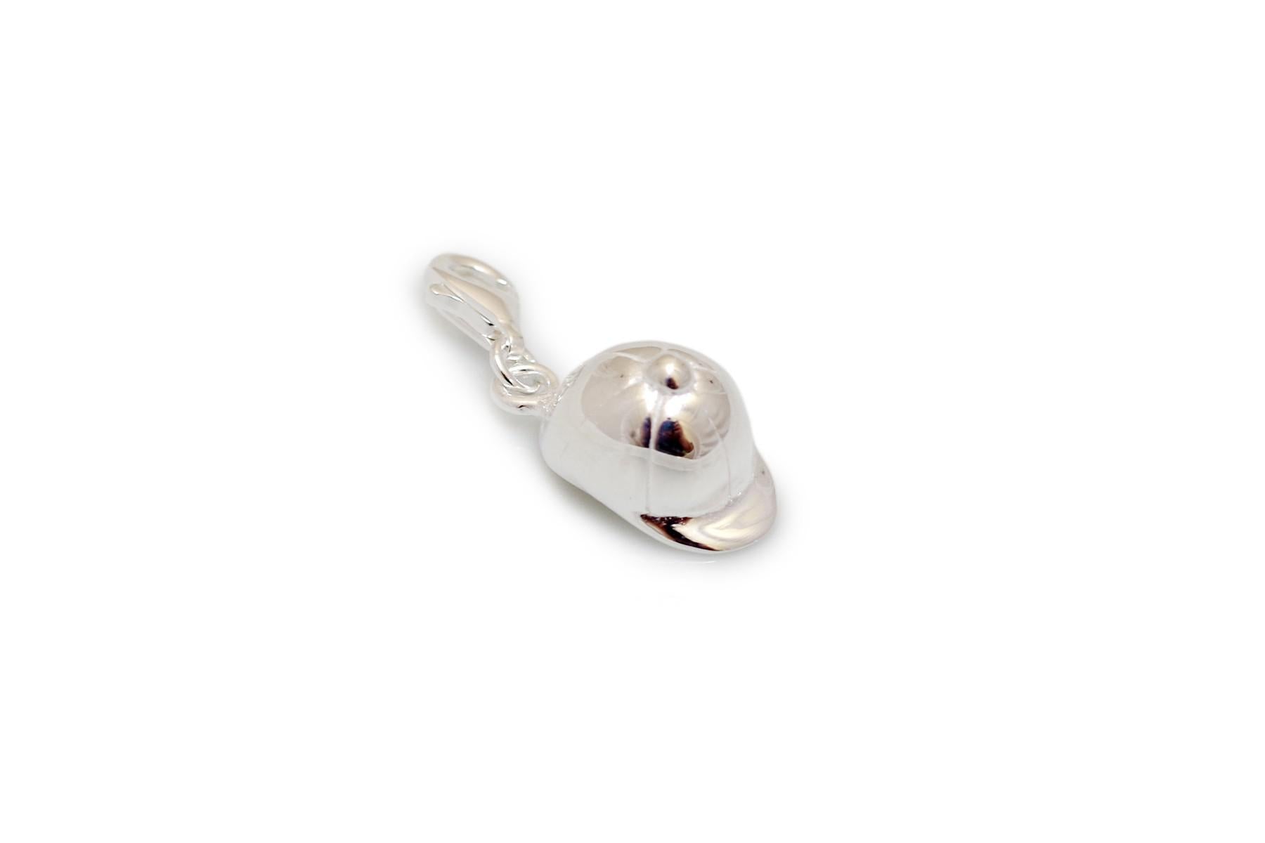 Sterling Silver Riding Hat Charm