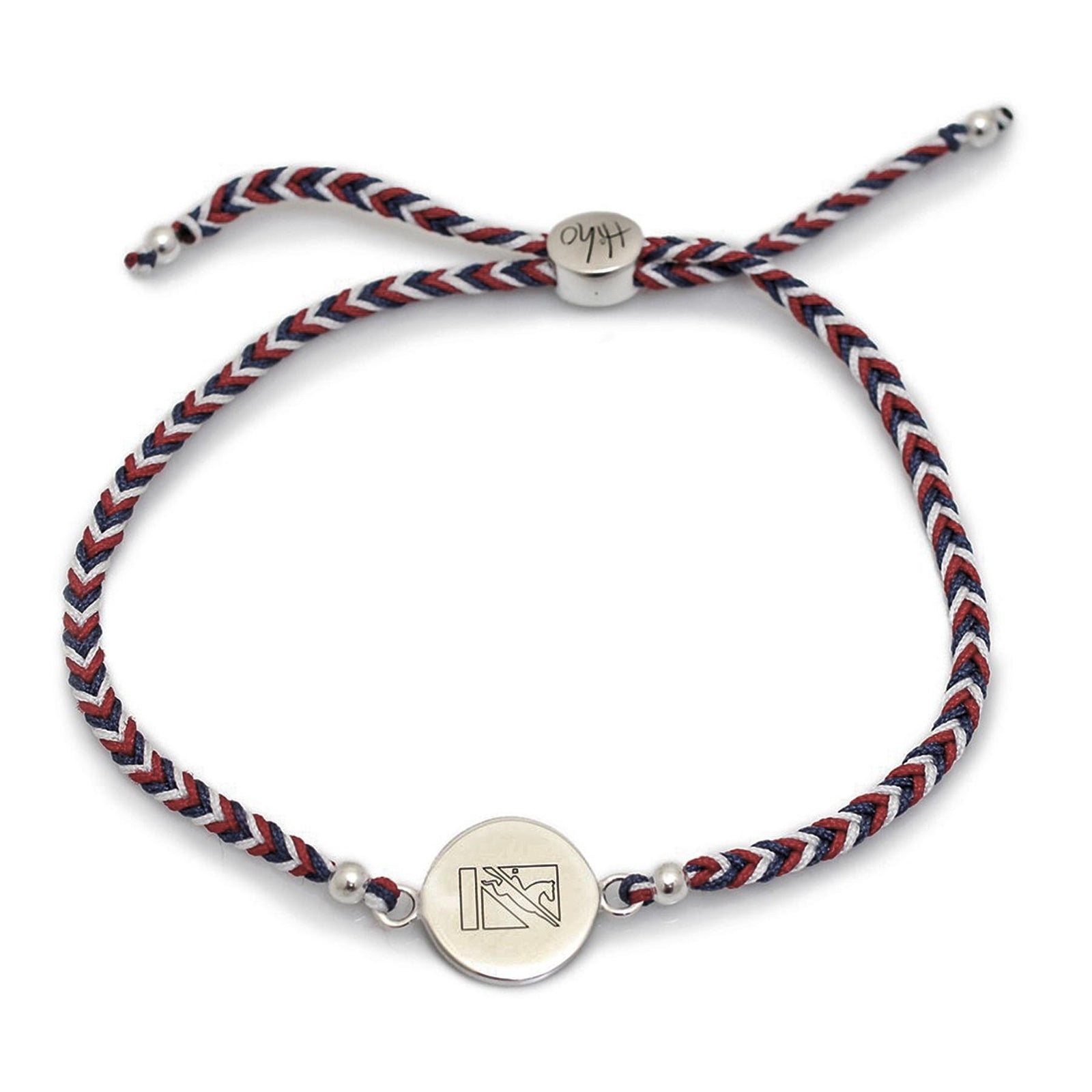 Exclusive Sterling Silver British Eventing Friendship Bracelet