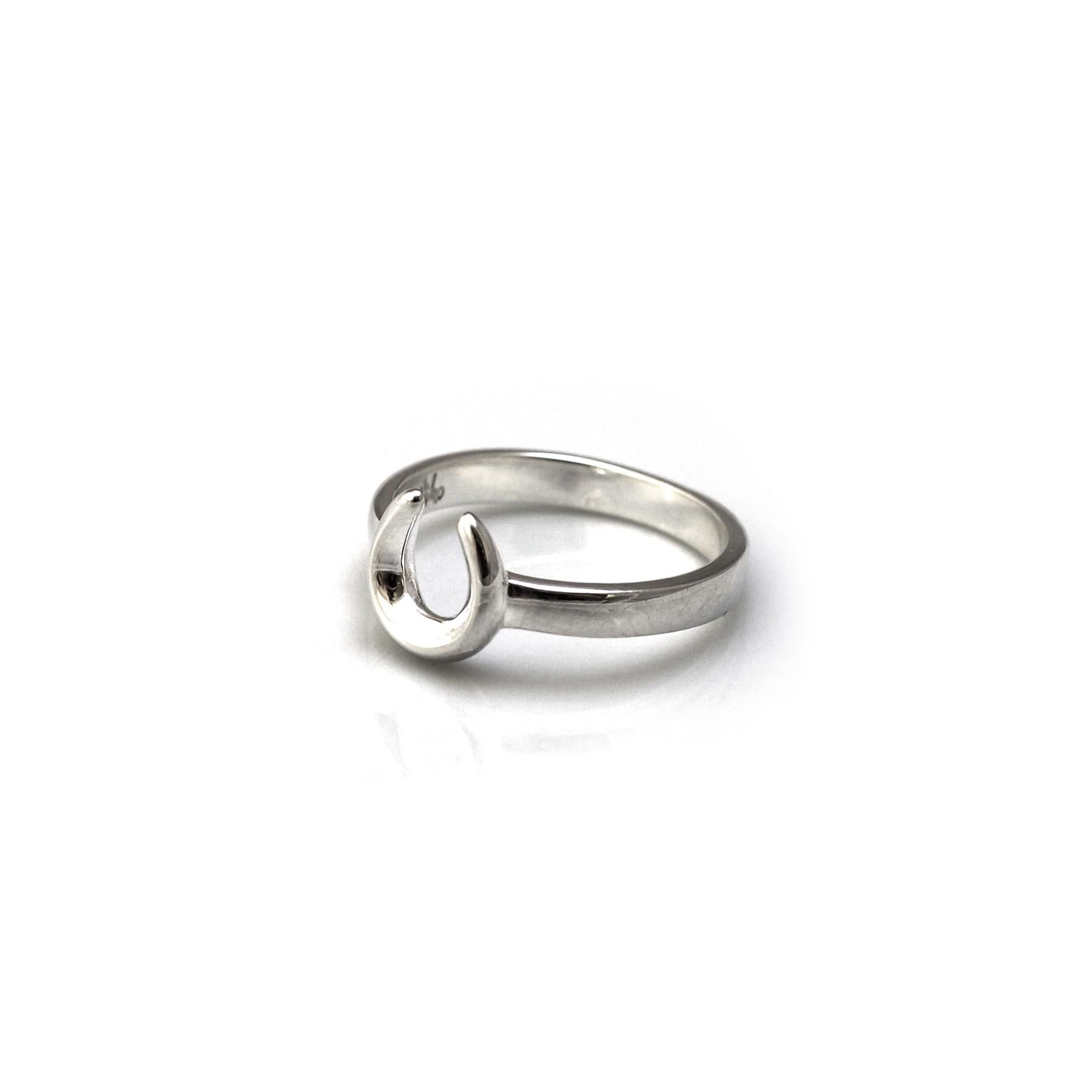 Exclusive Sterling Silver Horseshoe Ring