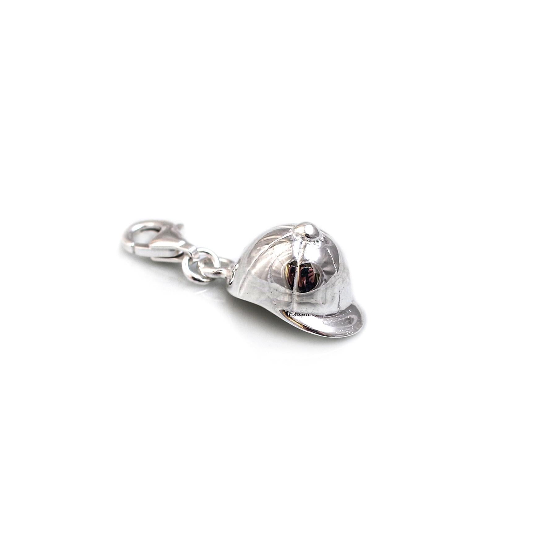 Sterling Silver Riding Hat Charm