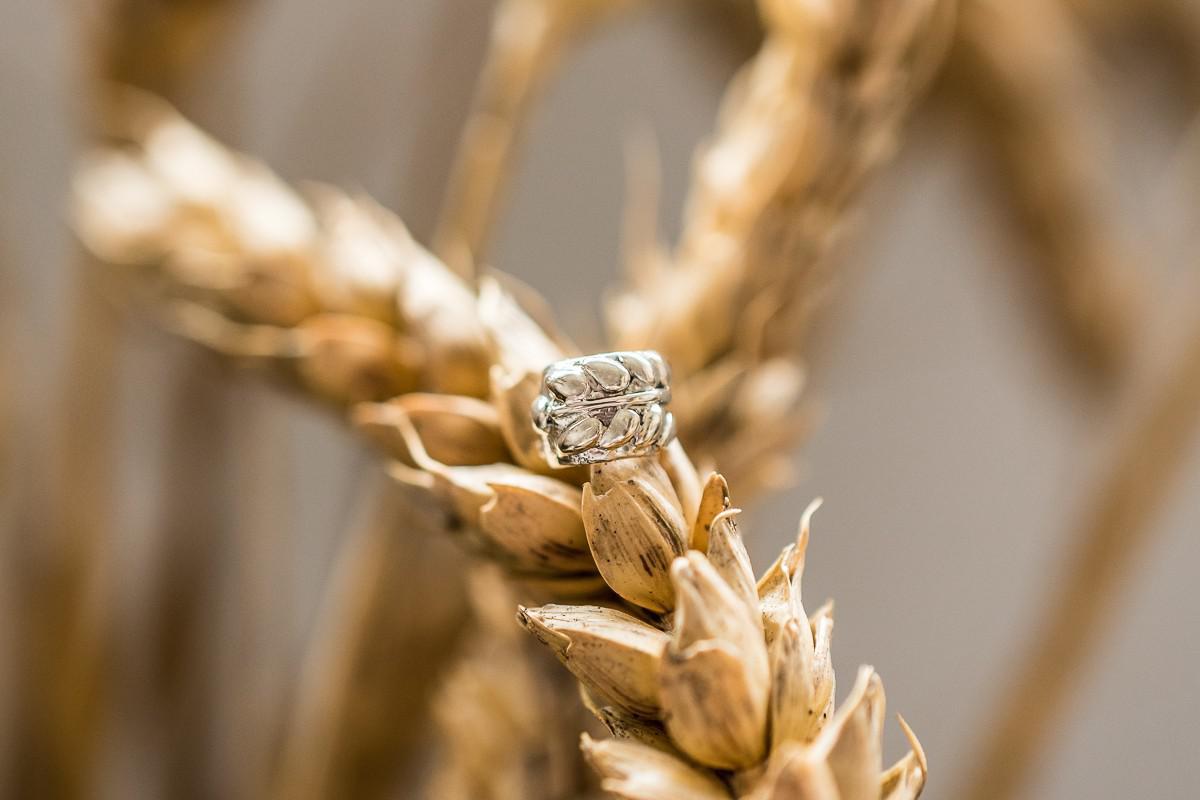 Exclusive Sterling Silver Wheat Roller Bead