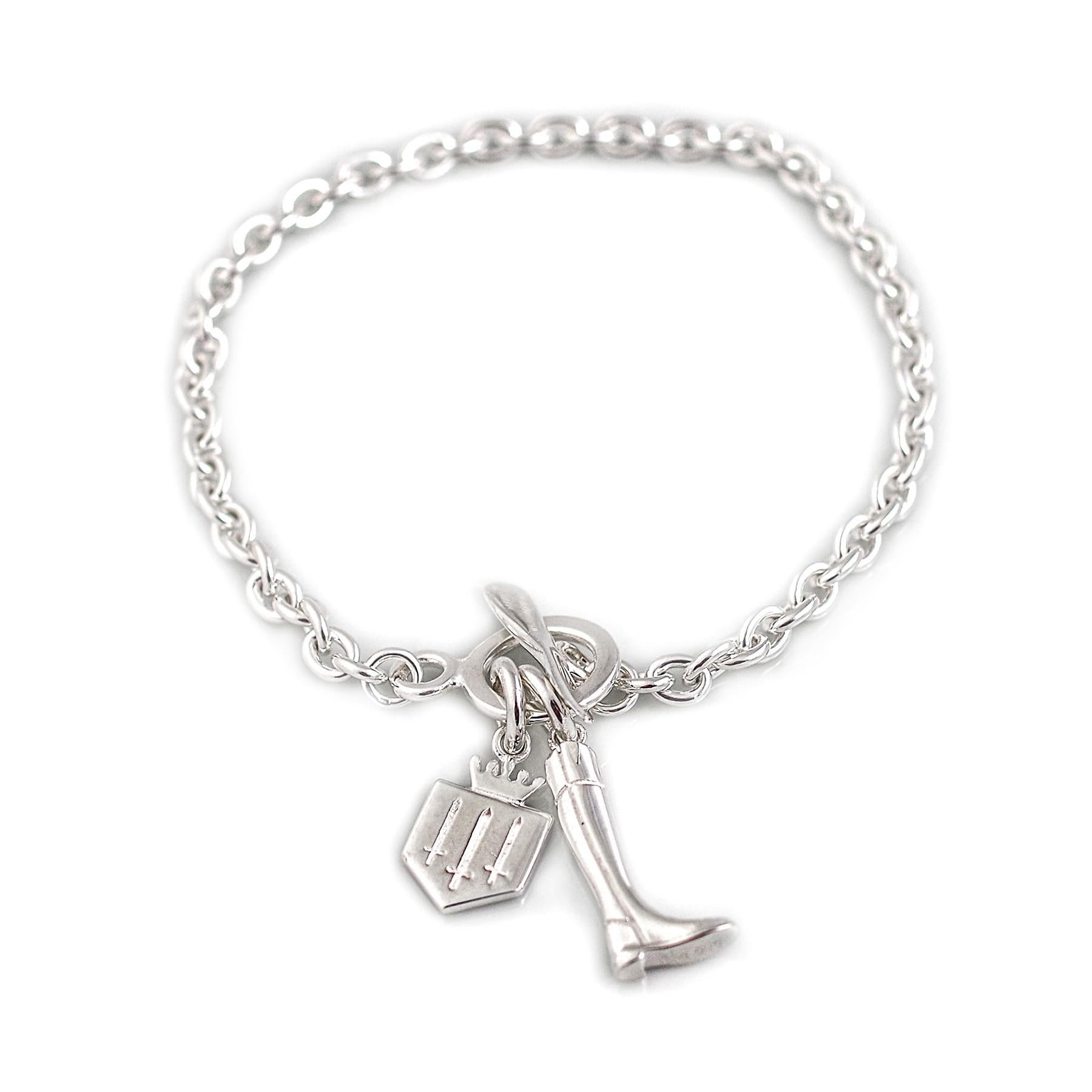 Exclusive Sterling Silver Fairfax & Favor Cluster Bracelet