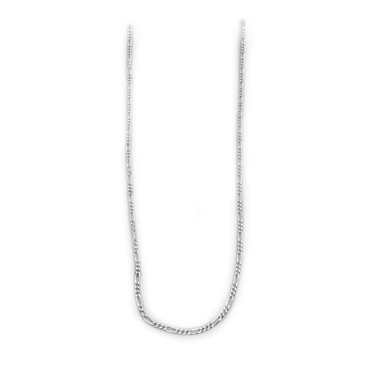 Sterling Silver Figaro Chain