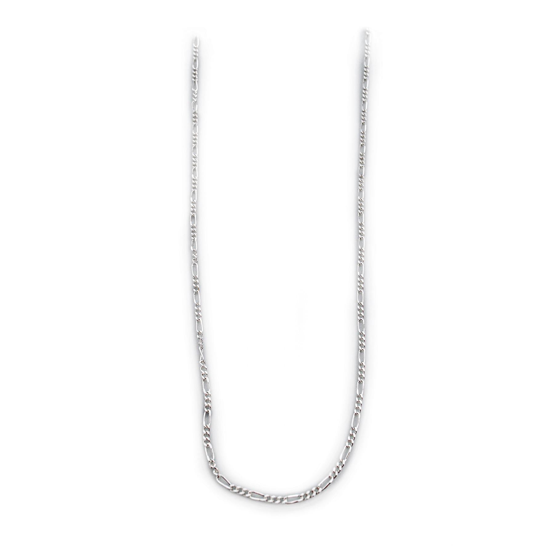 Sterling Silver Figaro Chain