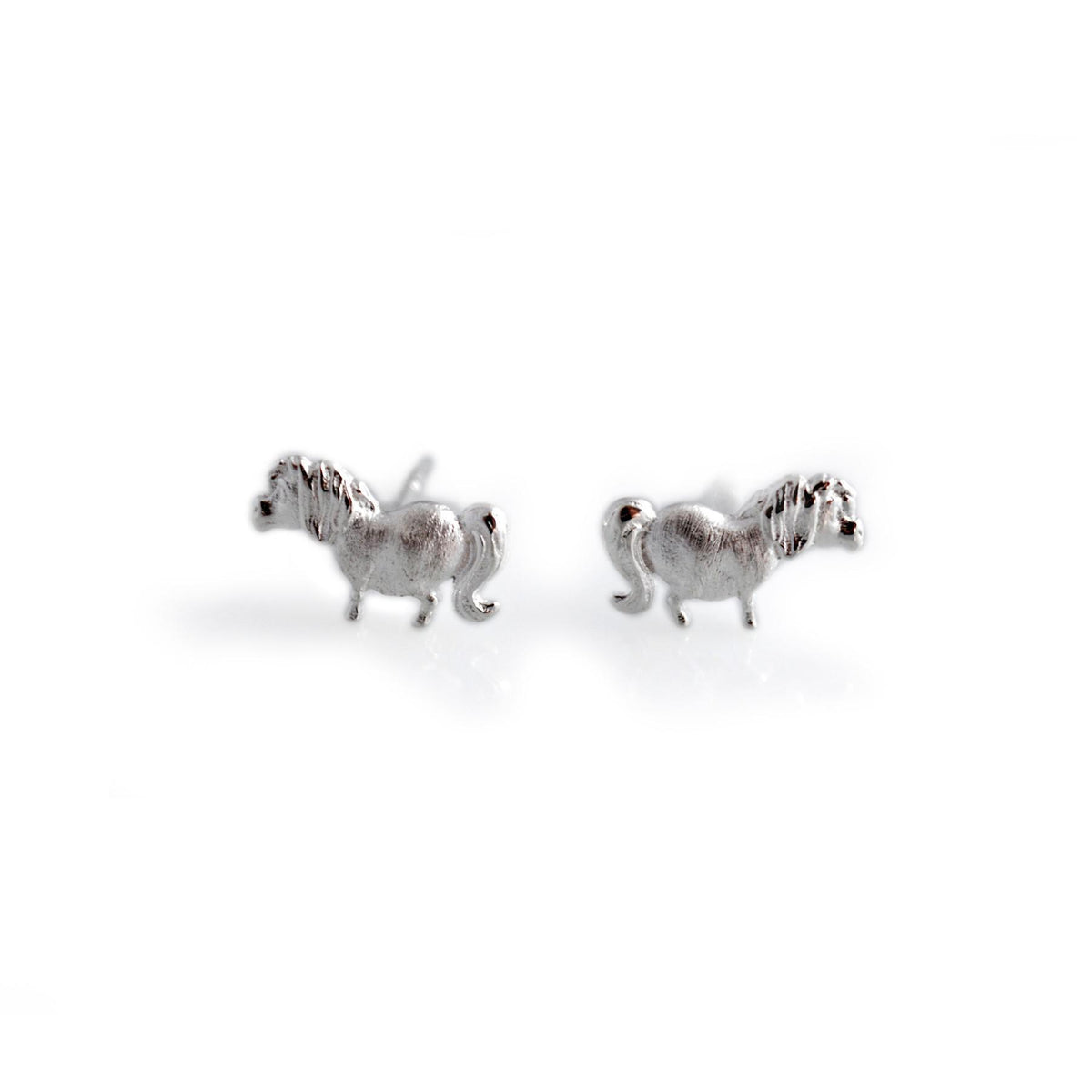 Exclusive Sterling Silver Thelwell &#39;Kipper The Horse&#39; Stud Earrings