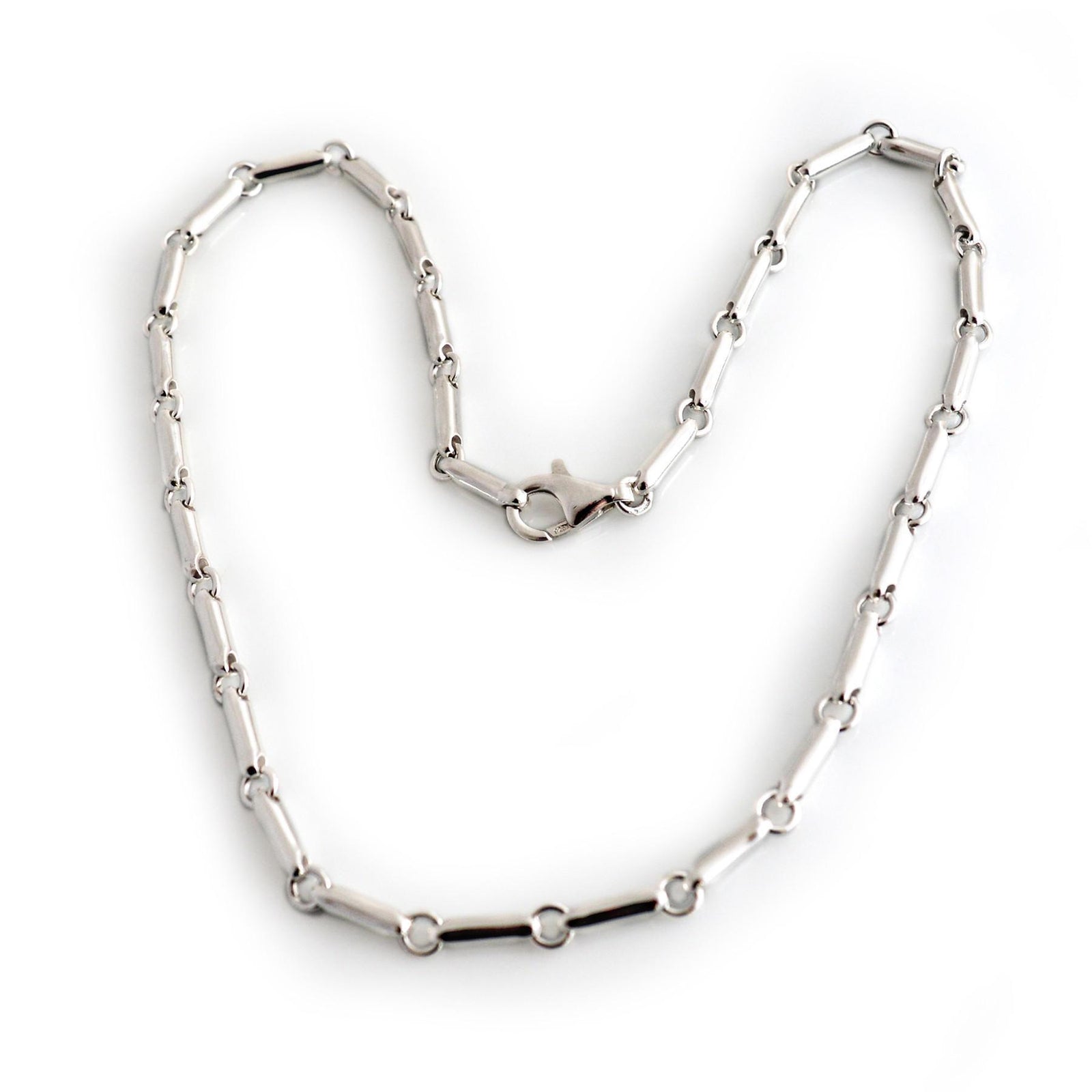 Sterling Silver Bar Necklace