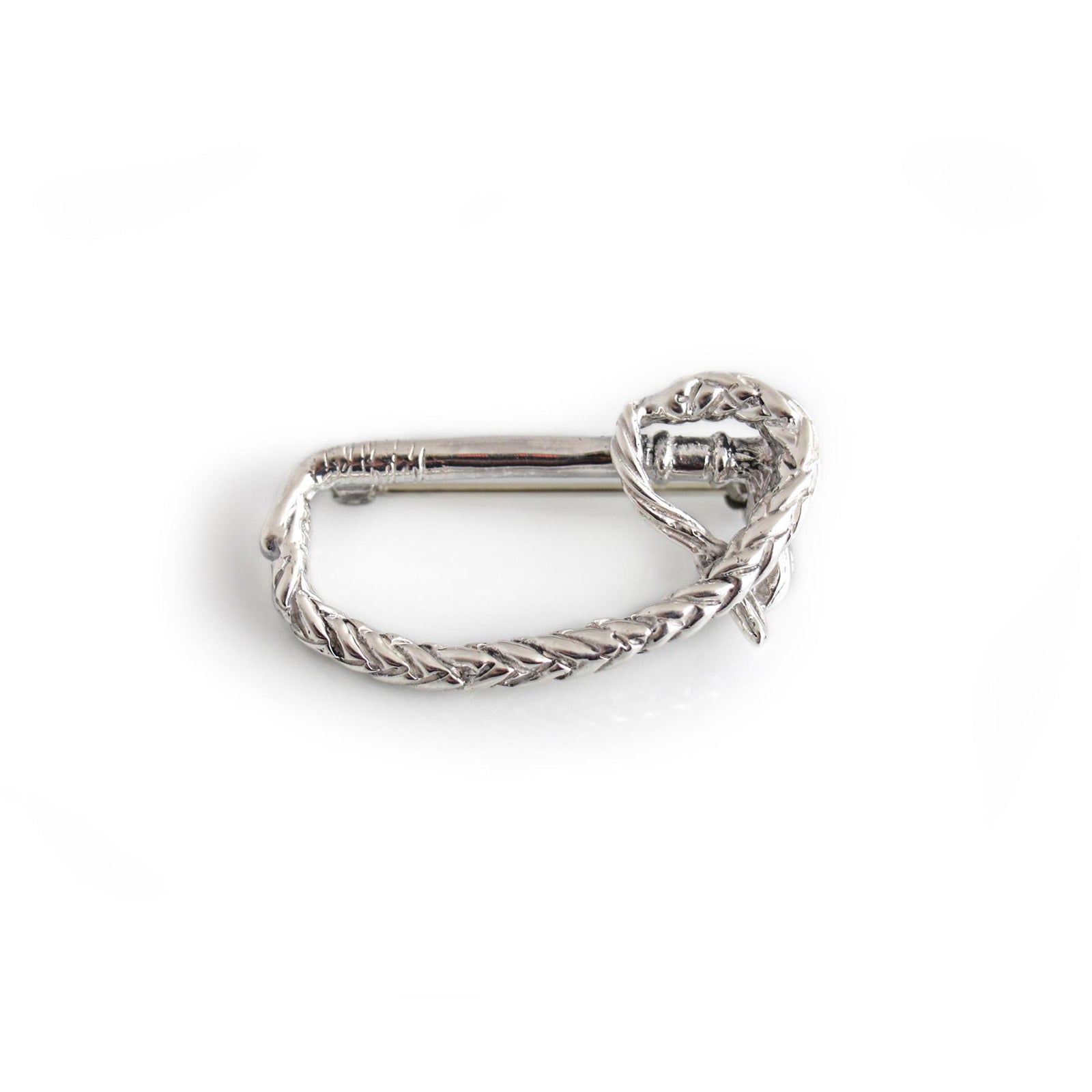 Exclusive Sterling Silver Riding Whip Brooch