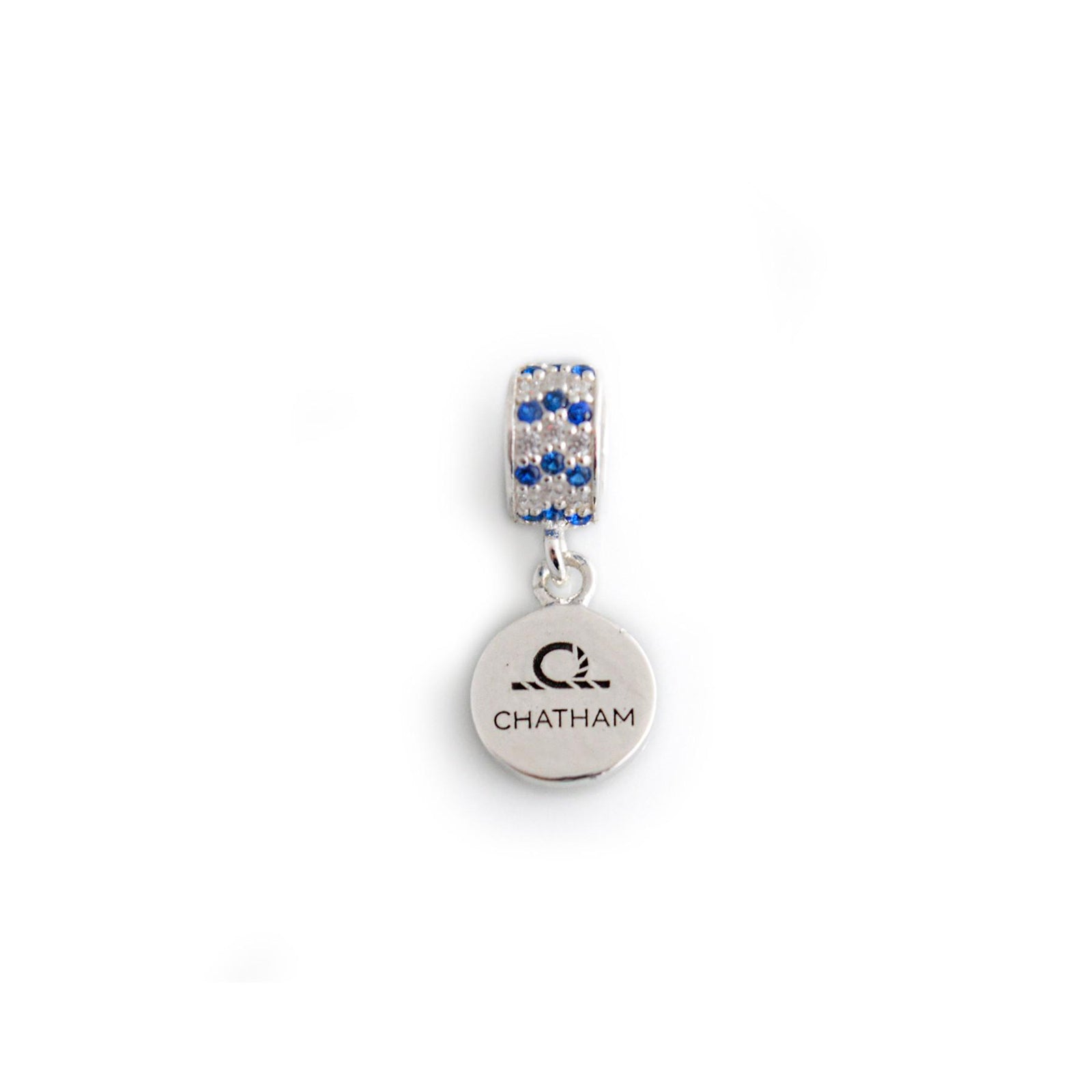 Exclusive Sterling Silver & CZ Chatham Roller Charm