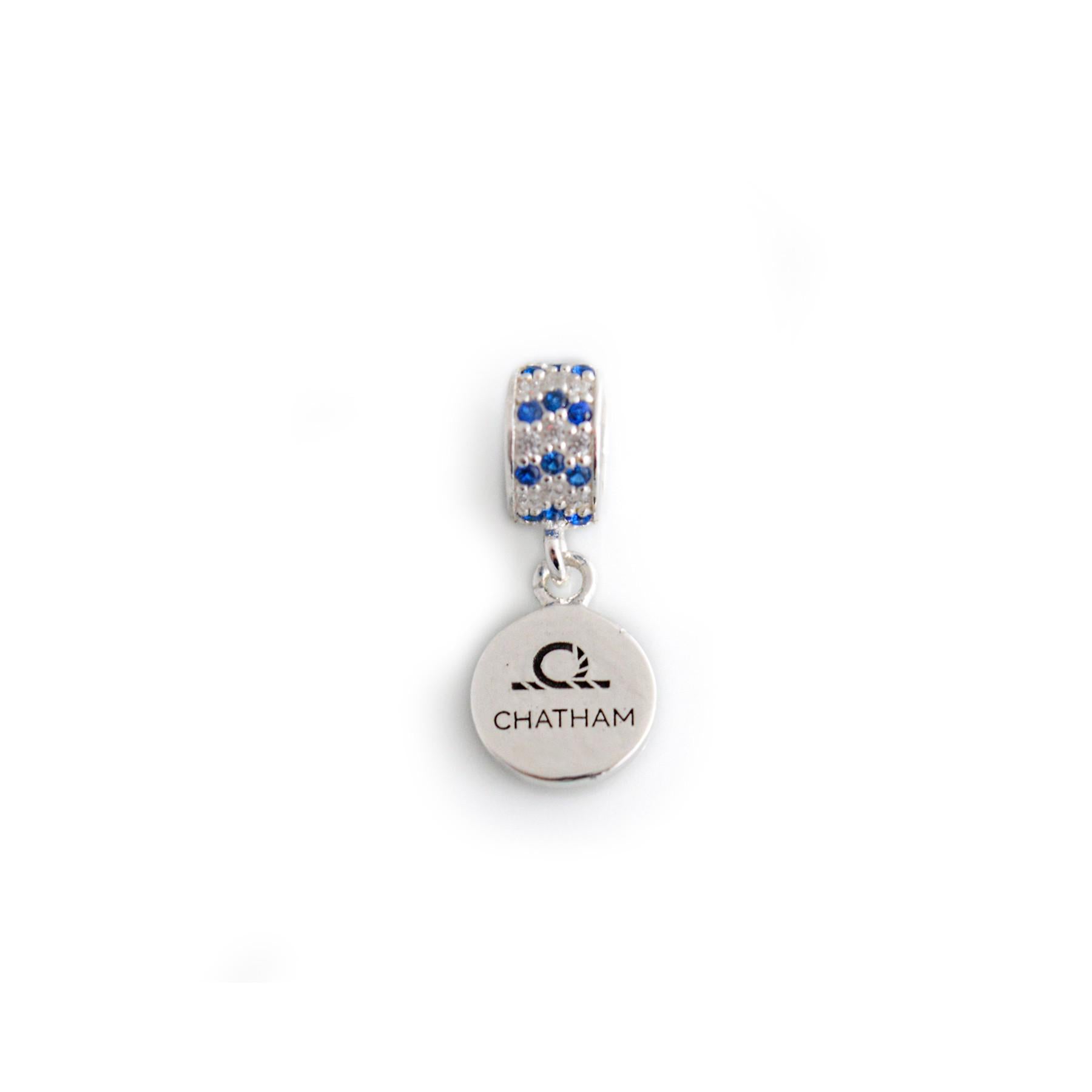 Exclusive Sterling Silver & CZ Chatham Roller Charm