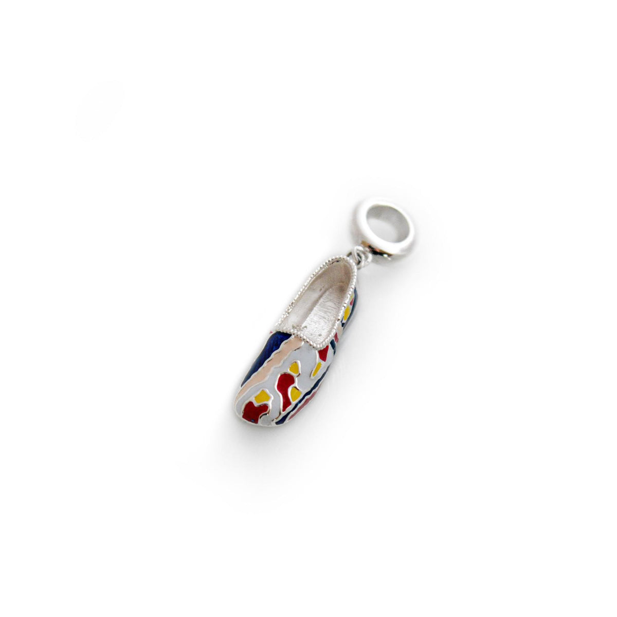 Exclusive Sterling Silver World Secrets Kilim Shoe Charm