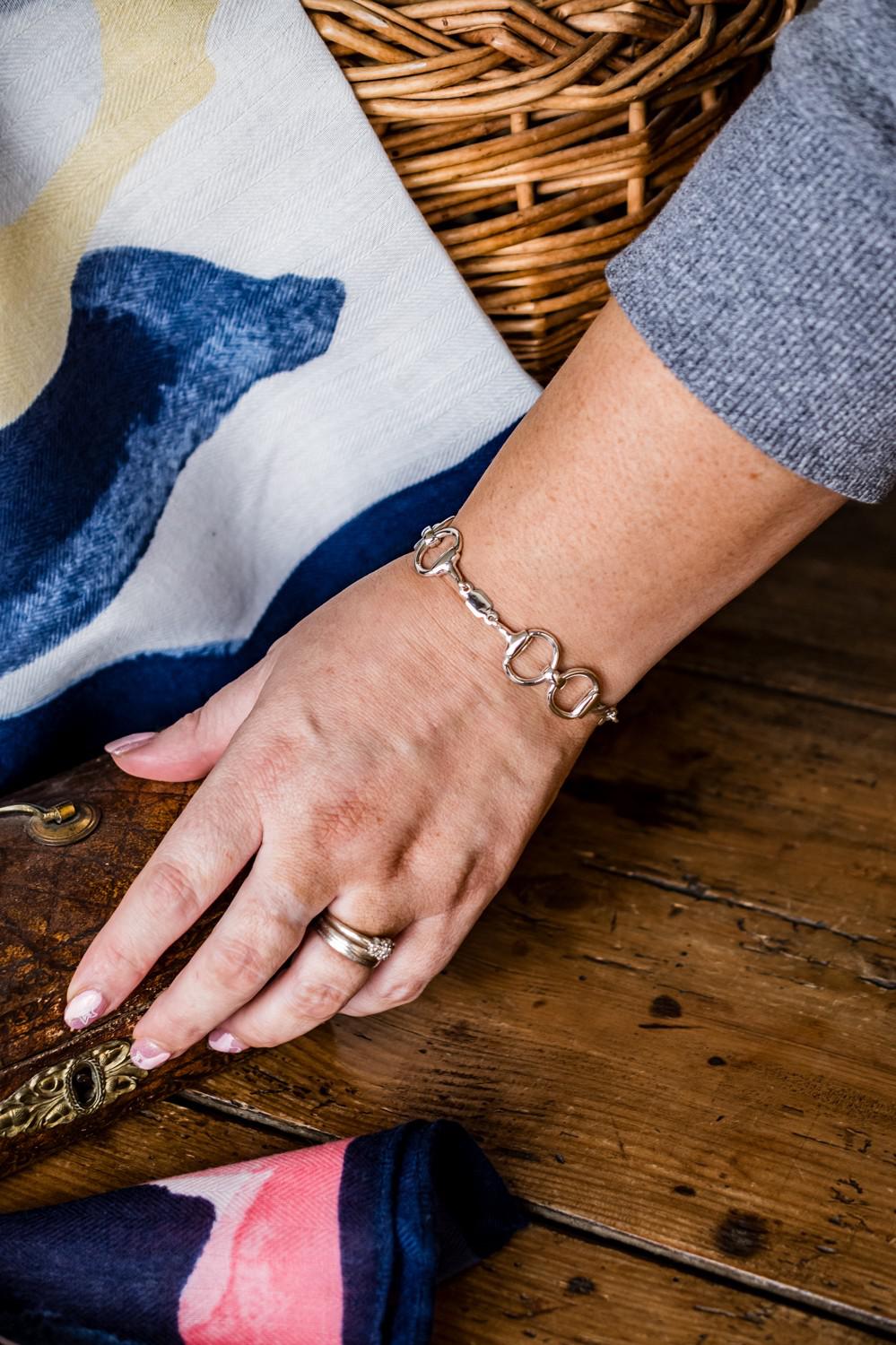 Exclusive Sterling Silver Multi Snaffles Bracelet