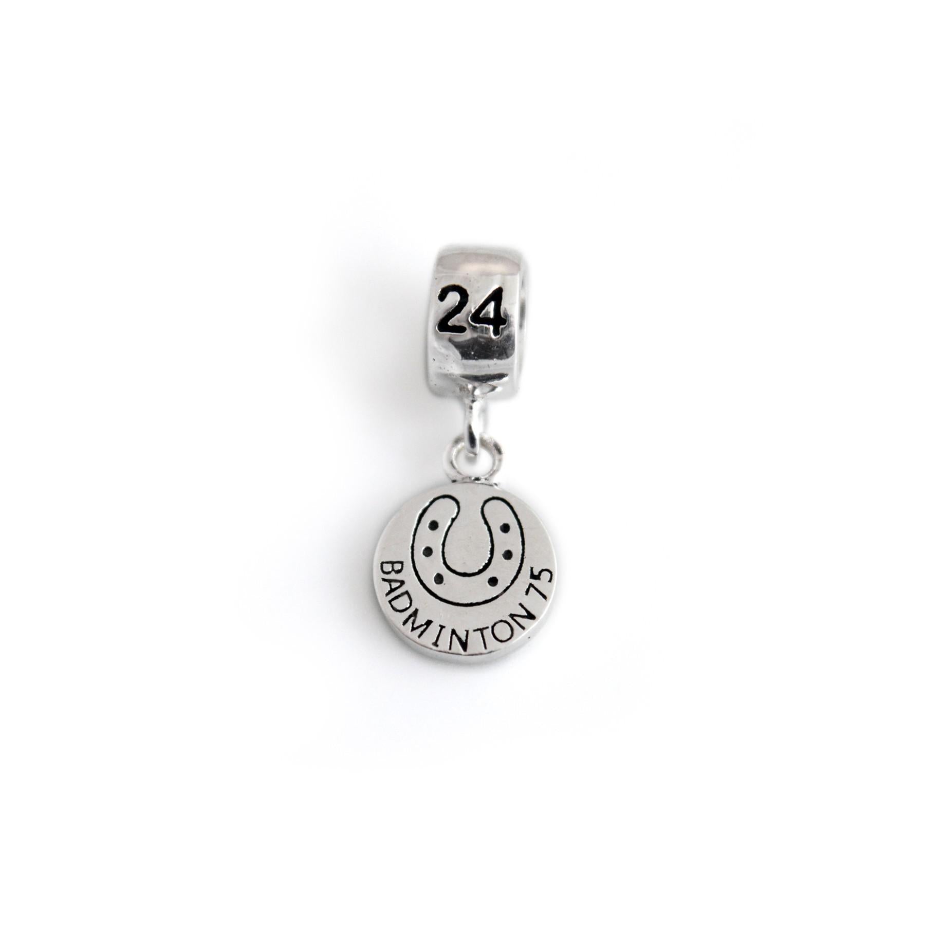 Exclusive Sterling Silver Badminton 2024 Roller Charm