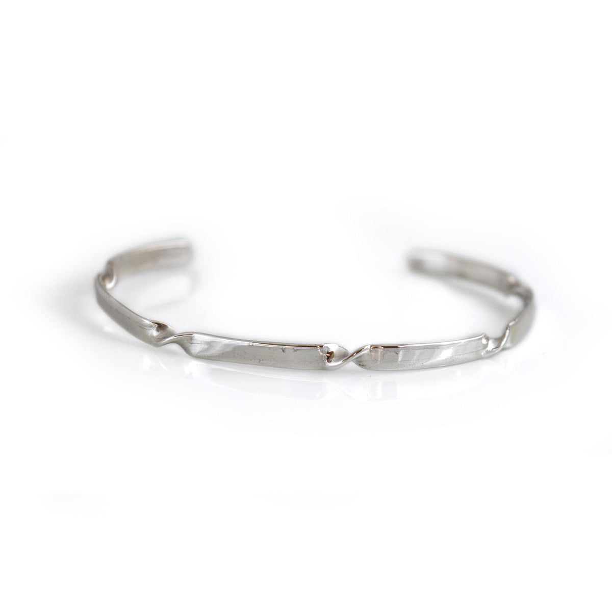 Sterling Silver Twisted Cuff Bracelet