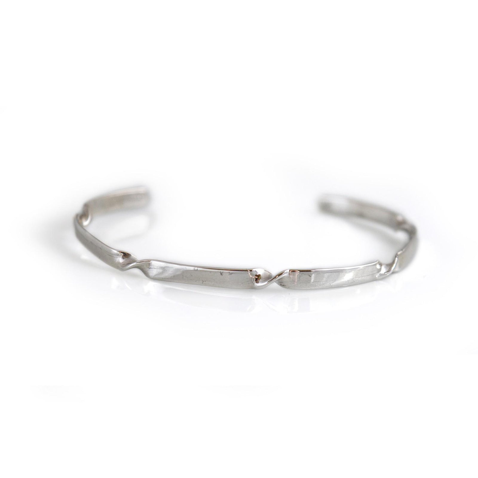 Sterling Silver Twisted Cuff Bracelet
