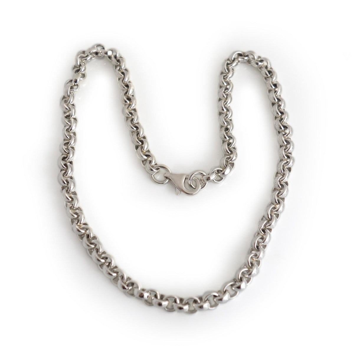 Sterling Silver Belcher Chain Necklace