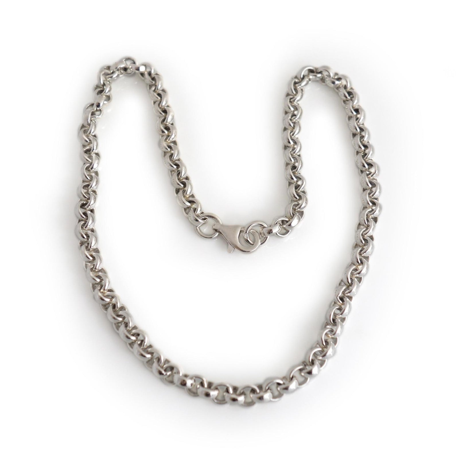 Sterling Silver Belcher Chain Necklace