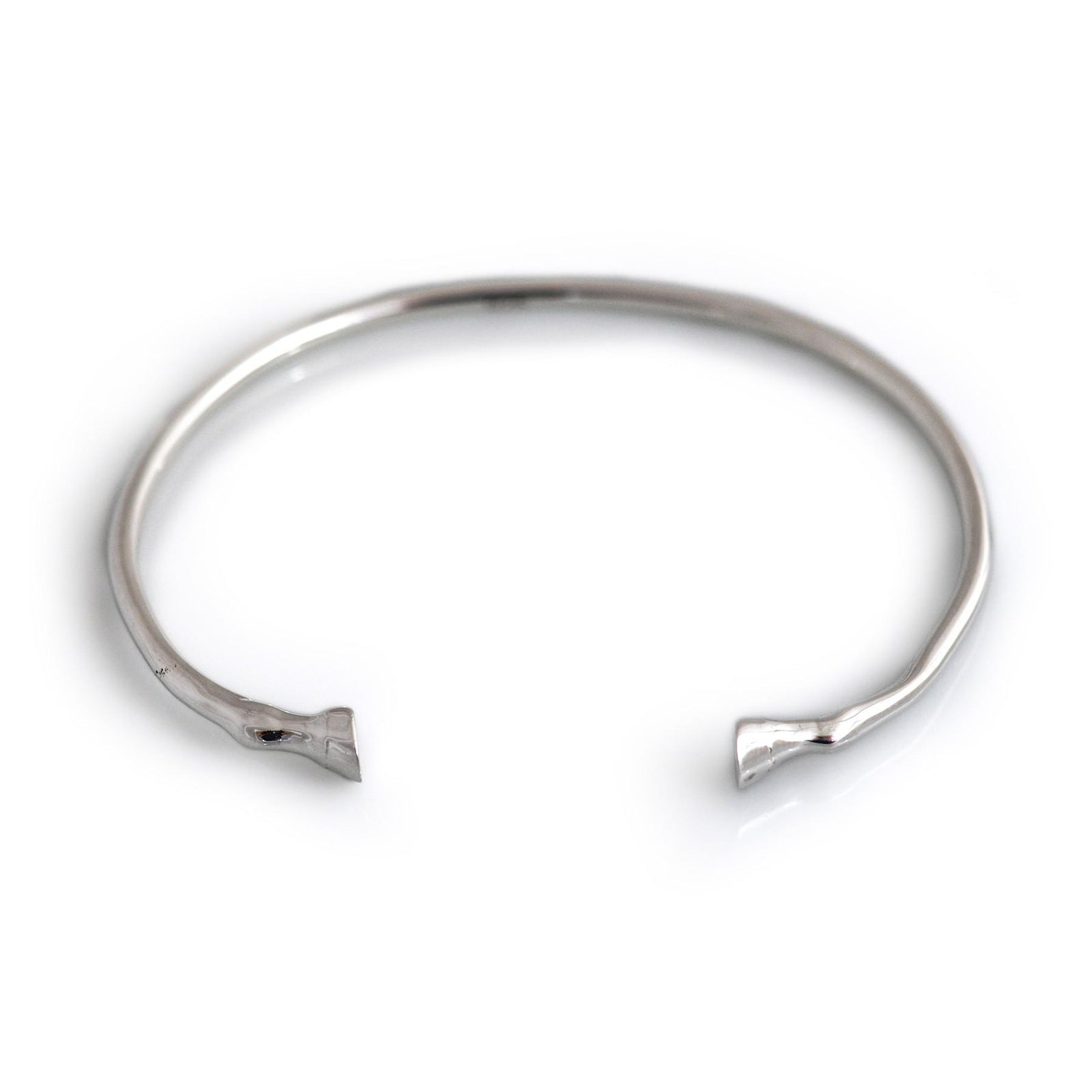 Exclusive Sterling Silver Hoof Cuff Bangle