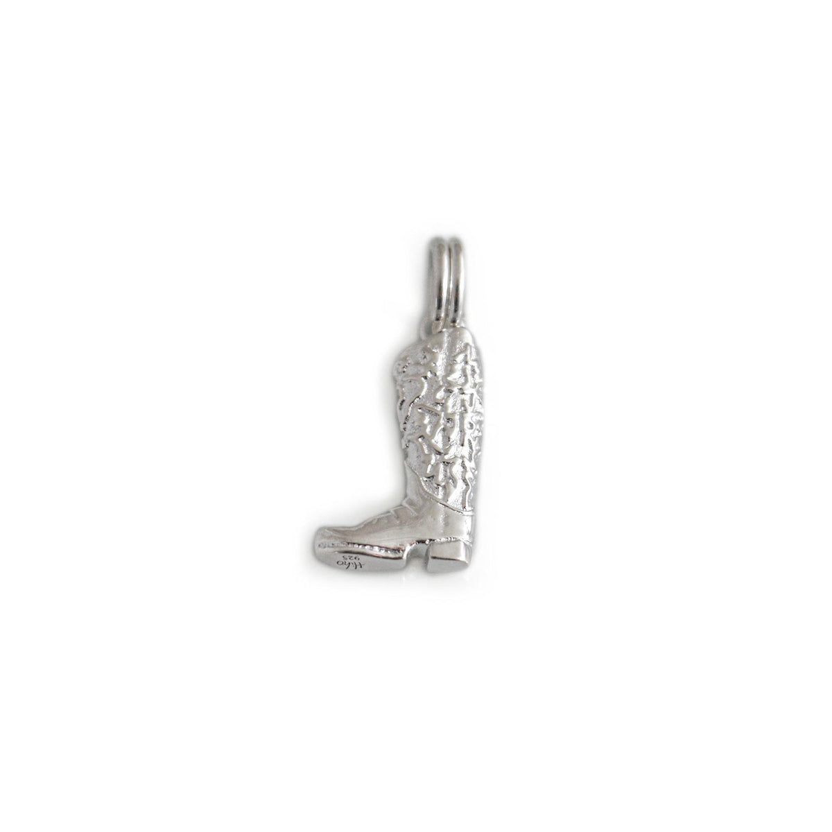 Exclusive Sterling Silver Cowboy Boot Charm