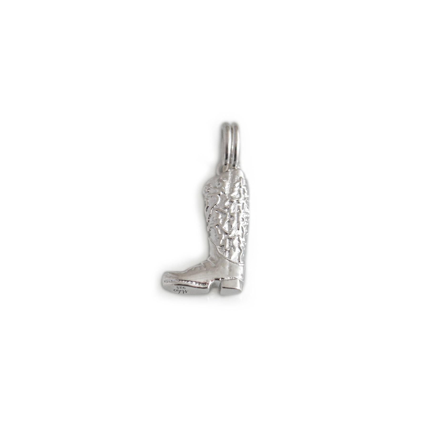 Exclusive Sterling Silver Cowboy Boot Charm