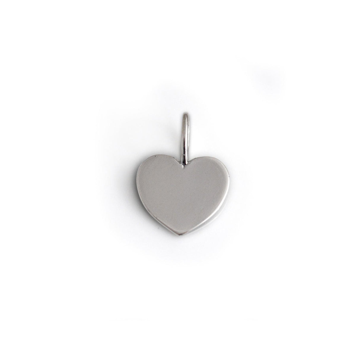 Sterling Silver Engravable Heart Charm
