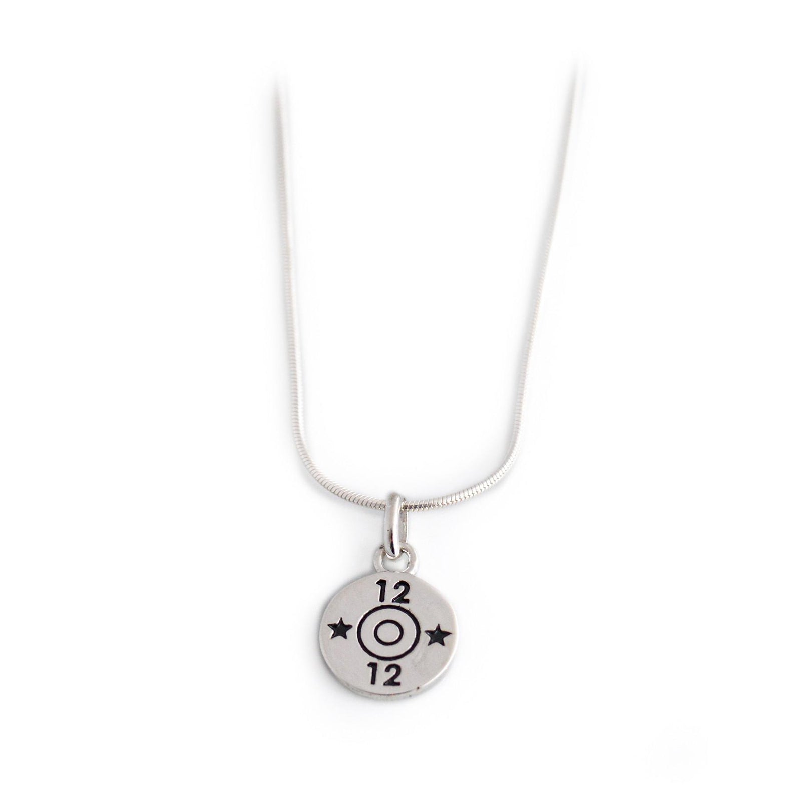 Exclusive Sterling Silver 12 Bore Cartridge Pendant With Chain