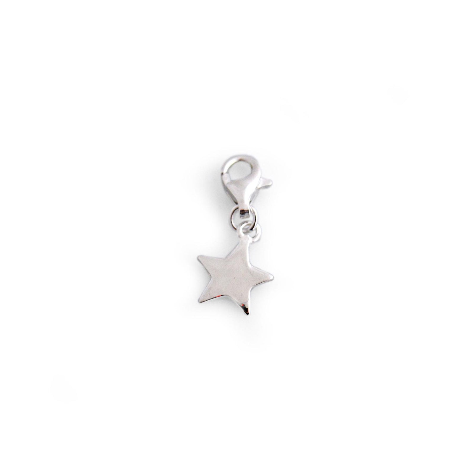 Exclusive Sterling Silver Clip On Star Charm