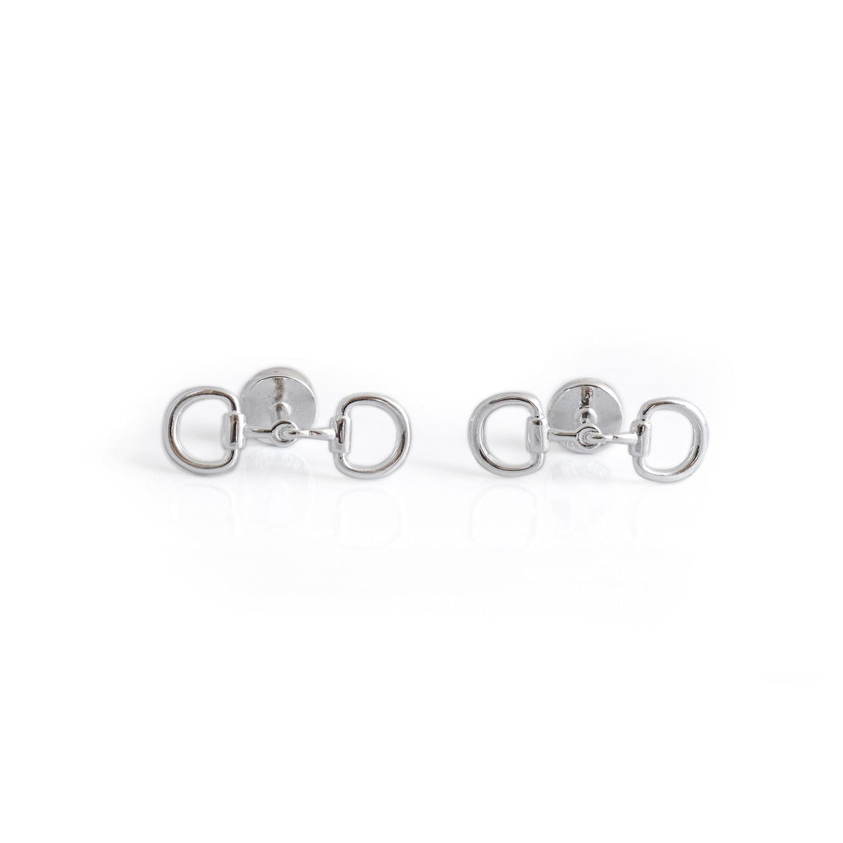 Exclusive Sterling Silver Snaffle Cufflinks