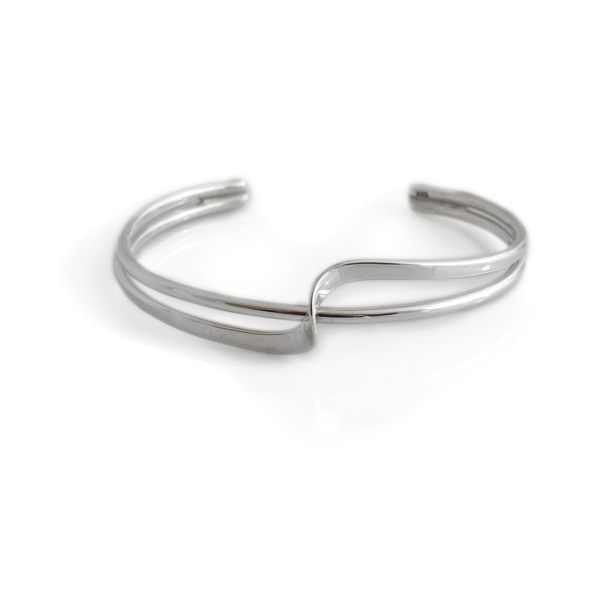 Sterling Silver Twisted Cuff Bracelet