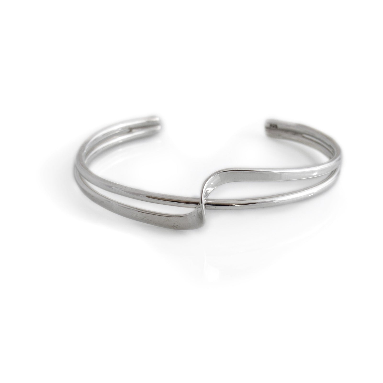 Sterling Silver Twisted Cuff Bracelet