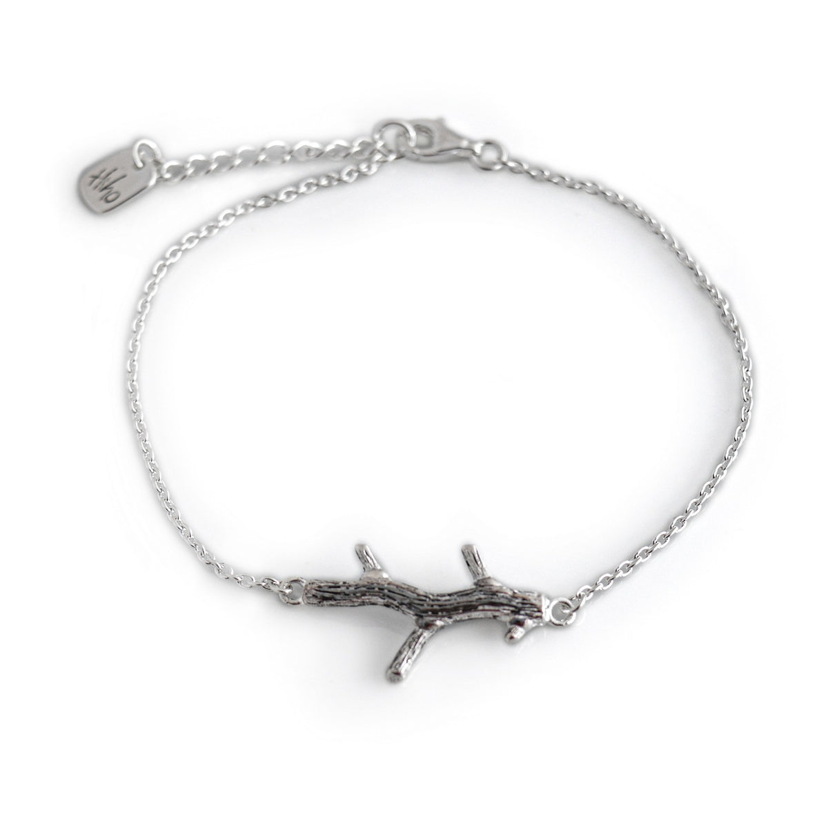 Exclusive Sterling Silver Twig Bracelet