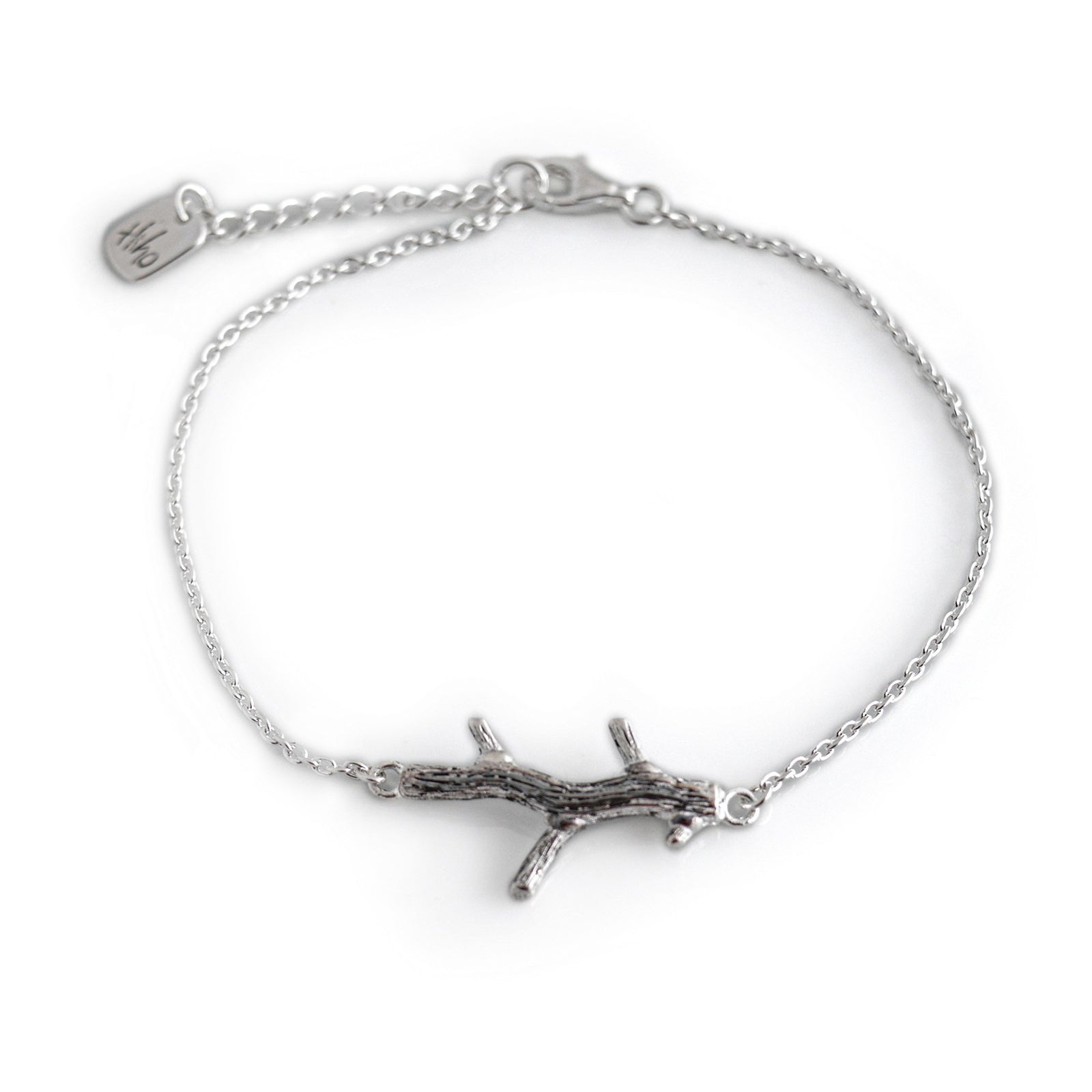 Exclusive Sterling Silver Twig Bracelet