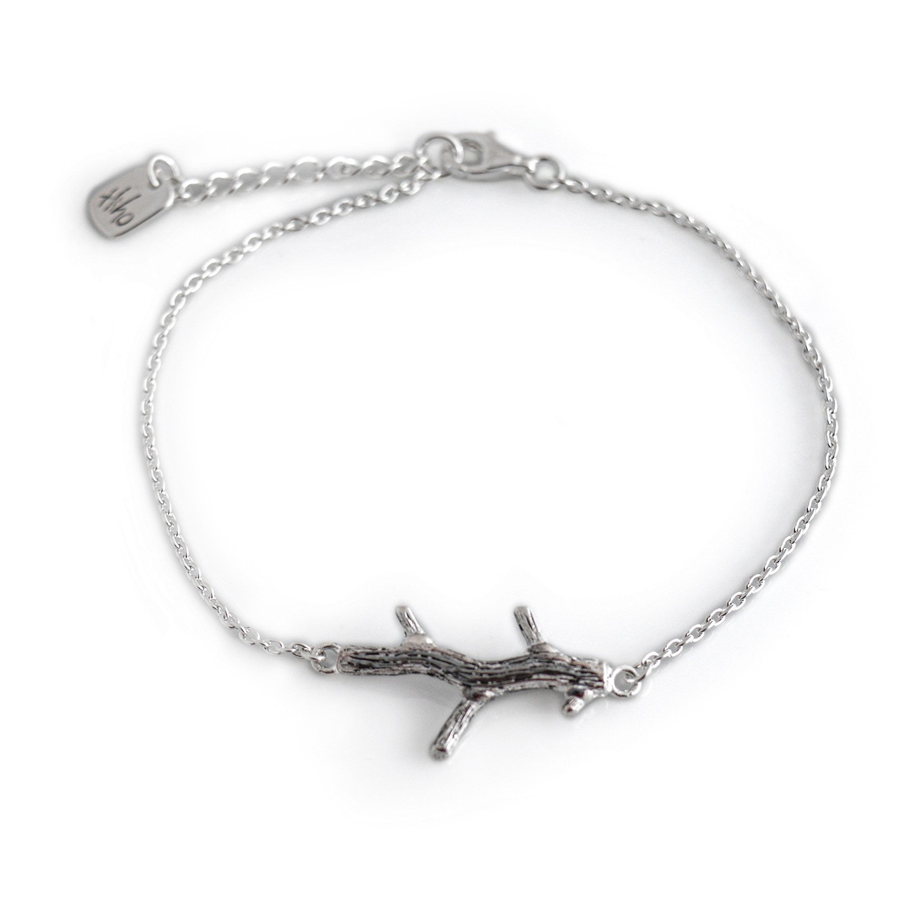 Exclusive Sterling Silver Twig Bracelet