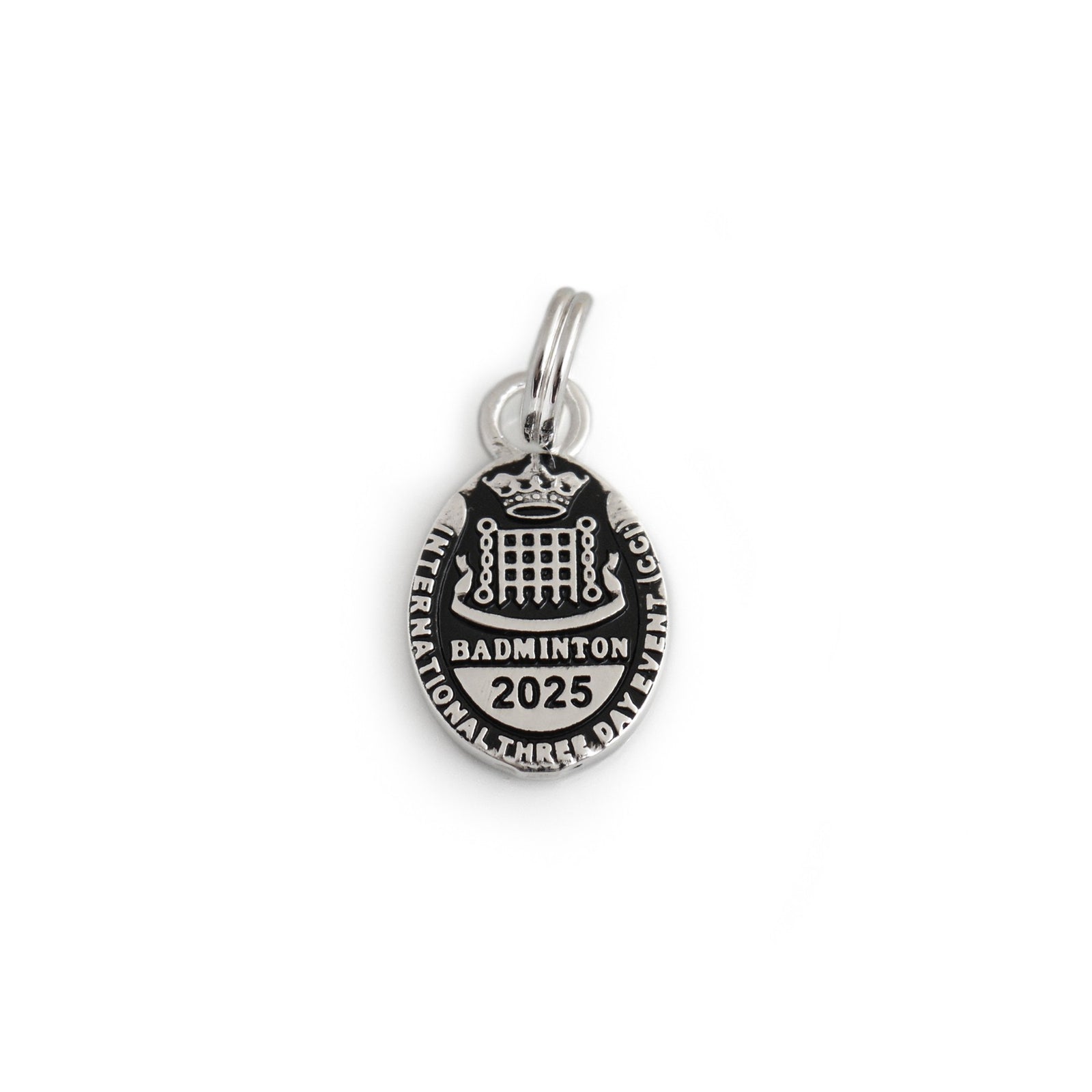 Exclusive Sterling Silver Badminton Completion Charm
