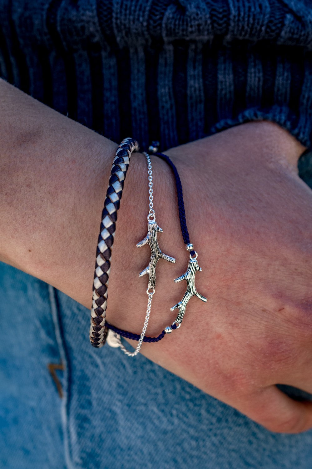 Exclusive Georgie Campbell Foundation Leather Bolo Bracelet