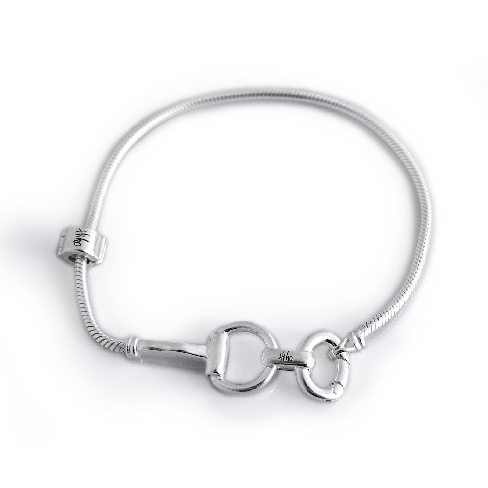 Exclusive Sterling Silver Foxtail Snaffle Bracelet