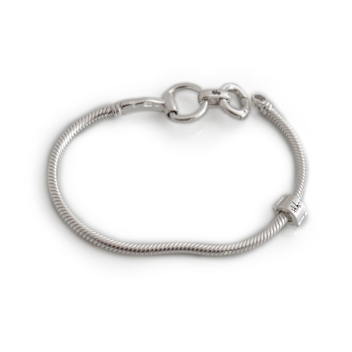 Exclusive Sterling Silver Foxtail Snaffle Bracelet
