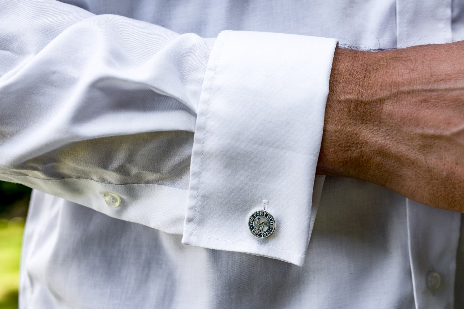 Exclusive Sterling Silver Pony Club UK Cufflinks