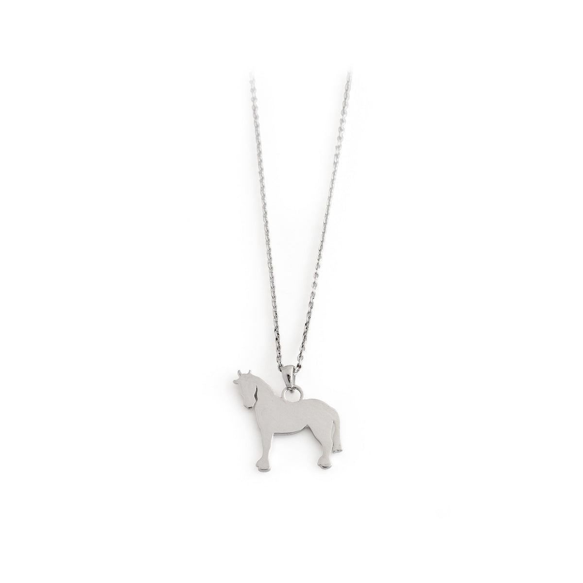 Exclusive Sterling Silver &#39;Biscuit the Horse&#39; Pony Club Necklace