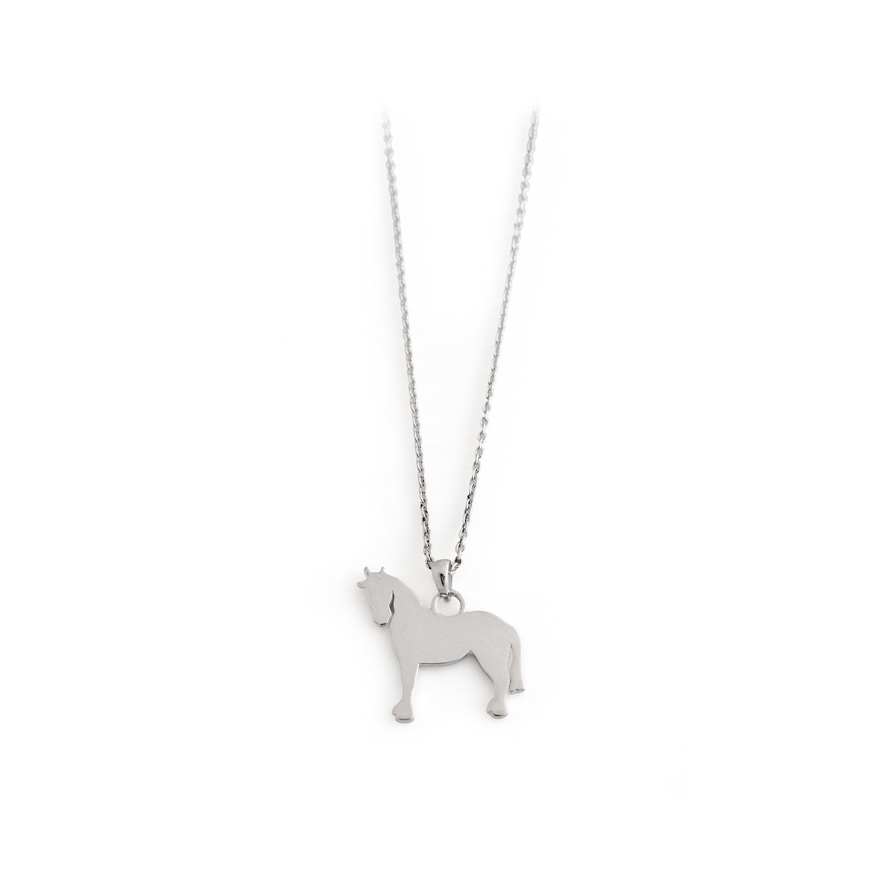 Exclusive Sterling Silver 'Biscuit the Horse' Pony Club Necklace
